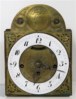 Josefinisches Uhrwerk einer Wanduhr - bezeichnet Frantz Karst Wien, um 1780/1800 - Klenoty, umění a starožitnosti