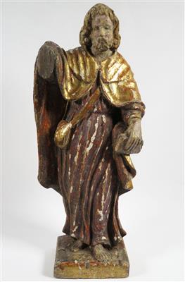 Apostelfigur, Alpiner Kulturkreis, um 1700 - Jewellery, Works of Art and art