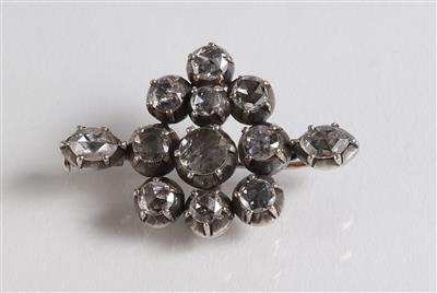 Diamantbrosche ca. 1,80 ct - Jewellery, Works of Art and art
