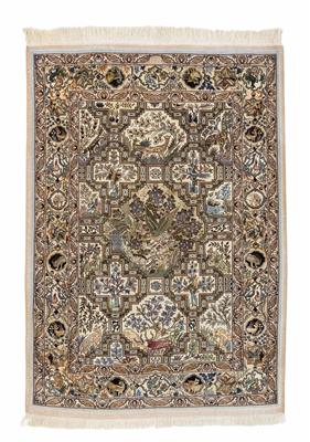 Feiner Teppich aus Zentralpersien, wahrscheinlich Isfahan oder Nain, um 1970 - Gioielli, arte e antiquariato