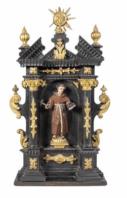 Hausaltar - Hl. Antonius von Padua, im Barockstil, 19. Jahrhundert - Gioielli, arte e antiquariato