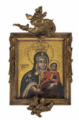 Ikonenartiges Gnadenbild, wohl 18. Jahrhundert - Gioielli, arte e antiquariato