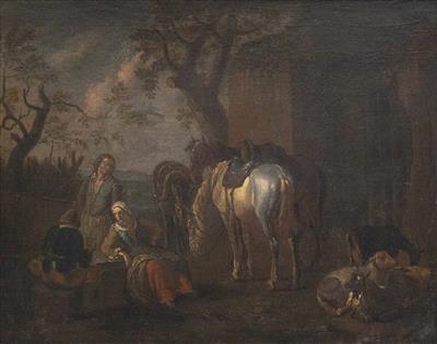 Niederländische Schule, 17. Jahrhundert, Pieter van Bloemen - Gioielli, arte e antiquariato