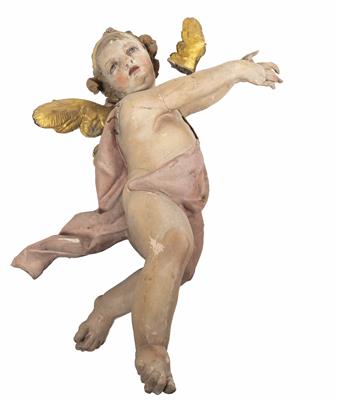 Schwebender Engel, Süddeutsch, um 1760/80 - Gioielli, arte e antiquariato