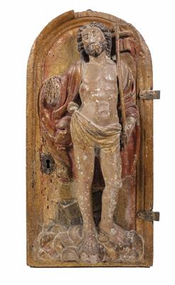 Tabernakeltüre - Christus als Auferstandener, Spanien, 16. Jahrhundert - Schmuck, Kunst & Antiquitäten