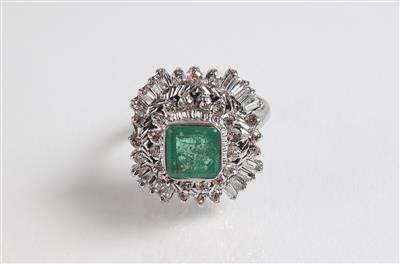 Brillant Diamantdamenring zus. ca. 0,60 ct - Schmuck, Kunst & Antiquitäten