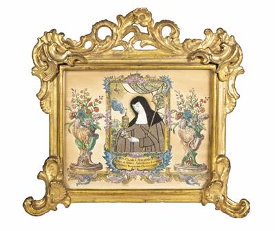Klosterarbeit, Italienisch, 18. Jahrhundert - Gioielli, arte e antiquariato