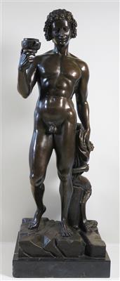 Bacchus, Frankreich um 1900, nach der Marmorstatue von Michelangelo (1475-1564), Original im Bargello, Florenz - Jewellery, Works of Art and art