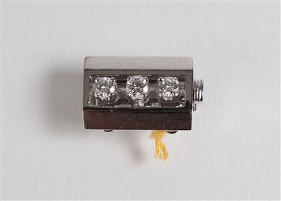 Brillant Schließe zus. 0,27 ct - Gioielli, arte e antiquariato