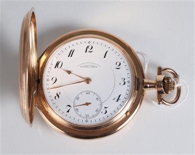 Herrentaschenuhr "Lange und Söhne" Deutsche Uhrenfabrikation Glashütte - Gioielli, arte e antiquariato