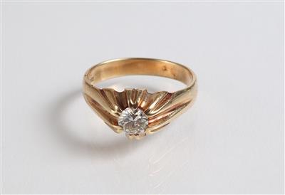 Solitärring ca. 0,50 ct - Jewellery, Works of Art and art