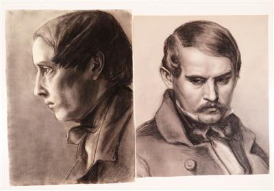 Zwei Zeichnungen, 19. Jahrhundert - Jewellery, Works of Art and art