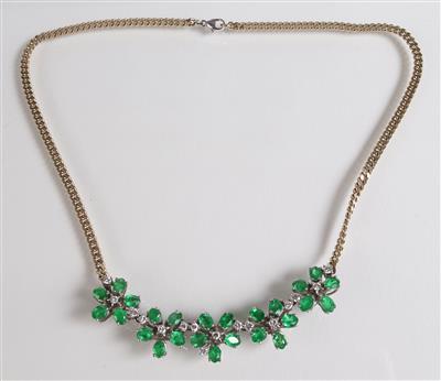 Brillant Collier zus. ca. 0,80 ct - Schmuck, Kunst & Antiquitäten