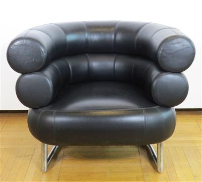Sessel, nach dem von Eileen Gray 1924/29 entworfenen Bibendum-Sessel - Schmuck, Kunst & Antiquitäten