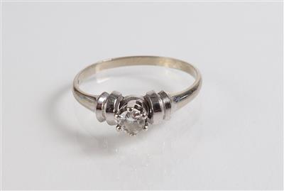 Solitärring ca. 0,30 ct - Schmuck, Kunst & Antiquitäten