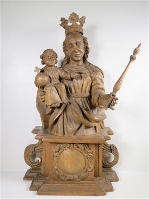 Madonna mit Kind, Alpenländisch 18. Jahrhundert - Schmuck, Kunst & Antiquitäten