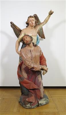 Christus am Ölberg, Alpenländisch 19. Jahrhundert - Schmuck, Kunst & Antiquitäten