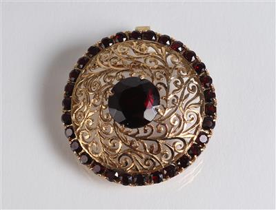 Granatbrosche - Jewellery, Works of Art and art