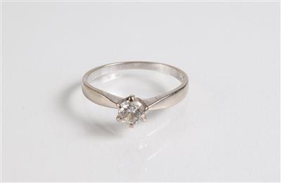 Solitärring ca. 0,40 ct - Jewellery, Works of Art and art