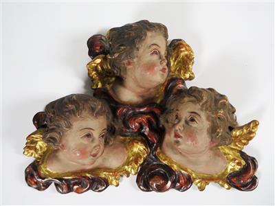 Drei geflügelte Engelsköpfe im Barockstil, 20. Jahrhundert - Gioielli, arte e antiquariato