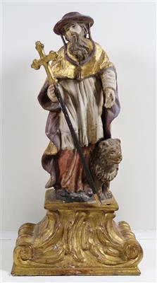 Hl. Hieronymus, Alpenländisch, 18. Jahrhundert - Gioielli, arte e antiquariato