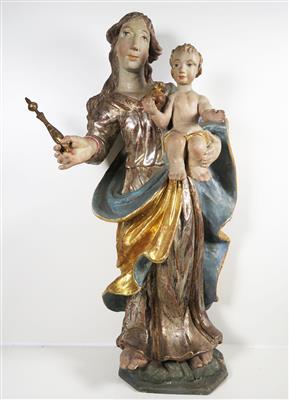 Madonna mit Kind im Stil des Barocks, aus späterer Zeit - Gioielli, arte e antiquariato