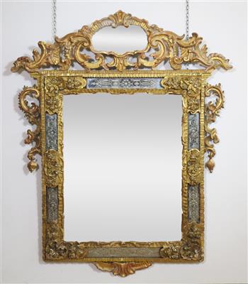 Salonspiegel, 19. Jahrhundert, unter Verwendung von Teilen des 18. Jahrhunderts - Gioielli, arte e antiquariato