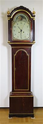 Englische Bodenstanduhr, sogen. Grandfather clock, 1. Drittel 19. Jahrhundert - Jewellery, Works of Art and art