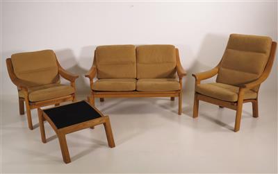 Vierteilige Sitzgruppe, Poul Jeppesen, Dänemark, 1960er-Jahre - Gioielli, arte e antiquariato