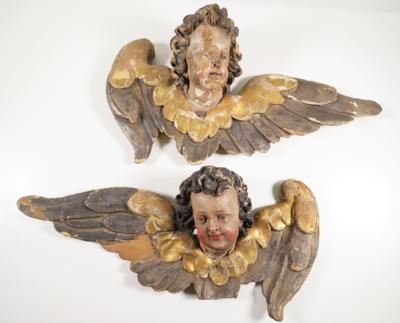 Geflügeltes Engelskopfpaar, Süddeutsch/Österreichisch, 17. Jahrhundert - Jewelry, art and antiques