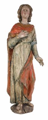 Hl. Johannes der Evangelist aus einer Kreuzigungsgruppe, Italienisch oder Spanisch, 18./19. Jahrhundert - Jewellery, Works of Art and art