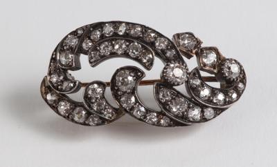 Altschliffdiamantenbrosche - Jewellery, Works of Art and art
