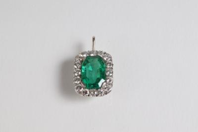 Smaragdanhänger ca. 4,90 ct - Jewellery, Works of Art and art