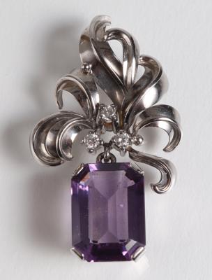 Brillant Amethystanhänger - Jewellery, Works of Art and art