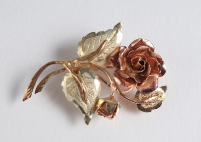 Brosche "Wiener Rose" - Klenoty, umění a starožitnosti
