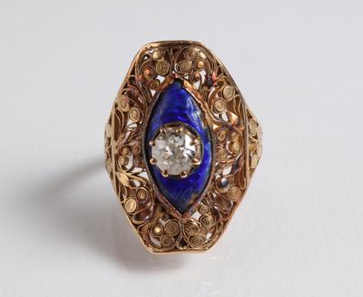 Altschliffdiamant Ring ca. 0,50 ct - Schmuck, Kunst & Antiquitäten
