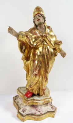 Hl. Papst im Barockstil, Ende 19. Jahrhundert - Schmuck, Kunst & Antiquitäten