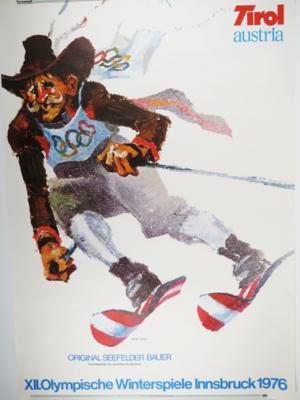 Plakat XII. Olympische Winterspiele 1976 - Schmuck, Kunst & Antiquitäten