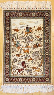 Seidenteppich aus Hereke, Türkei, um 1980 entstanden - Schmuck, Kunst & Antiquitäten