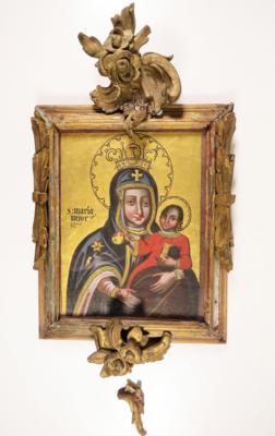Ikonenartiges Gnadenbild, wohl 18. Jahrhundert - Gioielli, arte e antiquariato