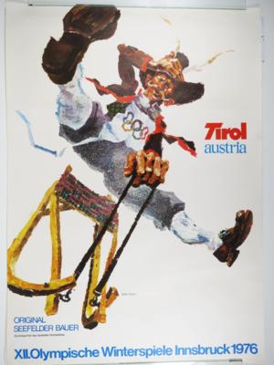 Plakat XII. Olympische Winterspiele 1976 - Klenoty, umění a starožitnosti