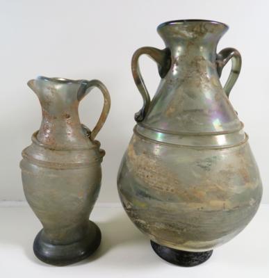 Vase und Krug, wohl Seguso Vetri d'Arte, Murano, 2. Hälfte 20. Jahrhundert - Gioielli, arte e antiquariato