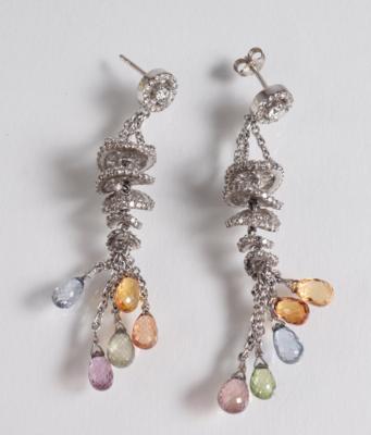 2 Brillant Ohrsteckgehänge zus. ca. 1,30 ct - Jewellery, Works of Art and art
