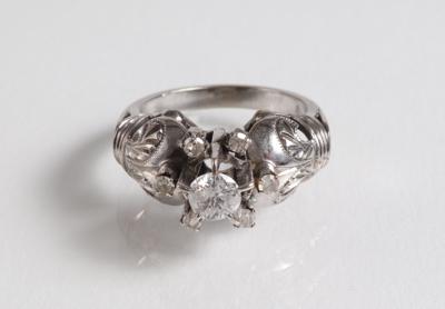 Brillant Diamant Damenring zus. ca. 0,50 ct - Klenoty, umění a starožitnosti