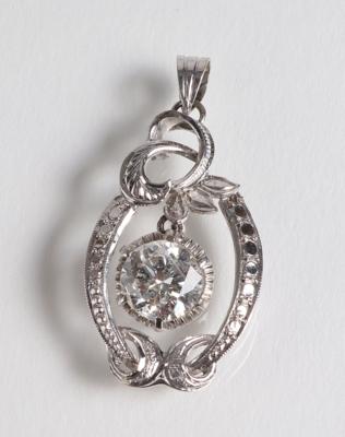 Altschliffdiamantanhänger ca.1,50 ct - Schmuck, Kunst & Antiquitäten