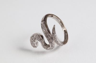 Diamant Schlangenring - Schmuck, Kunst & Antiquitäten