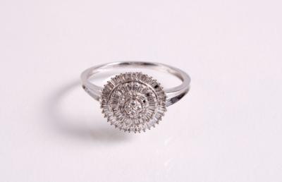 Brillant Diamant Damenring zus. ca. 0,50 ct - Antiques, art and jewellery