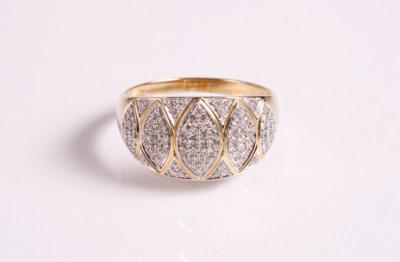 Diamant Damenring zus. ca. 0,75 ct - Arte, antiquariato e gioielli