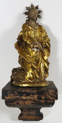 Kniender Christus, wohl aus Ölberggruppe, 4. Viertel, 18. Jahrhundert - Antiques, art and jewellery
