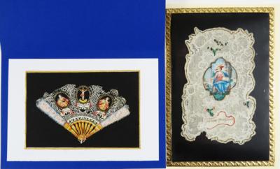 Konvolut von zwei Spitzenbildern: - Antiques, art and jewellery